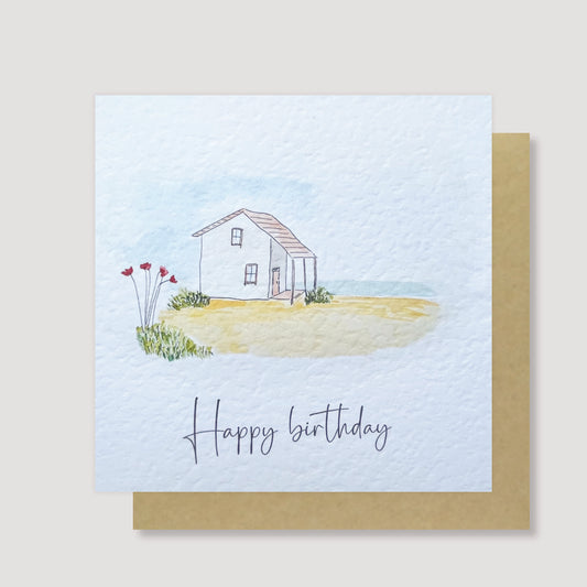 Beach House birthday card