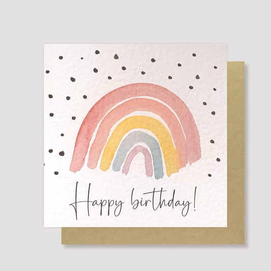Rainbow birthday card