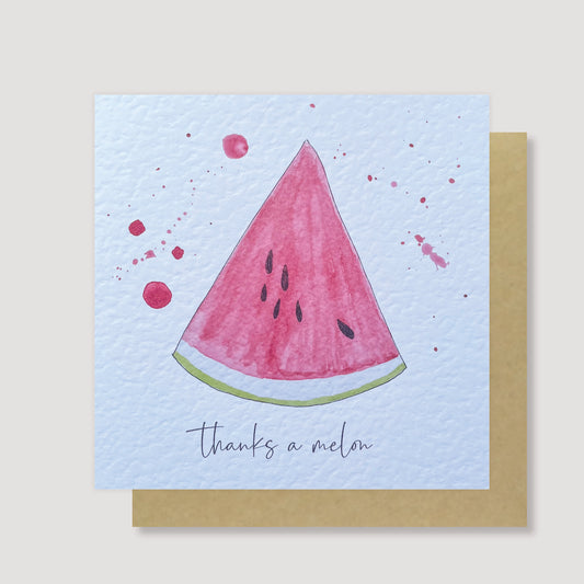Thank You watermelon card