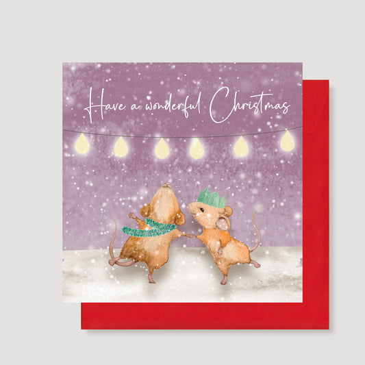 Christmas Mice card