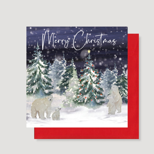 Merry Christmas Polar Bears card