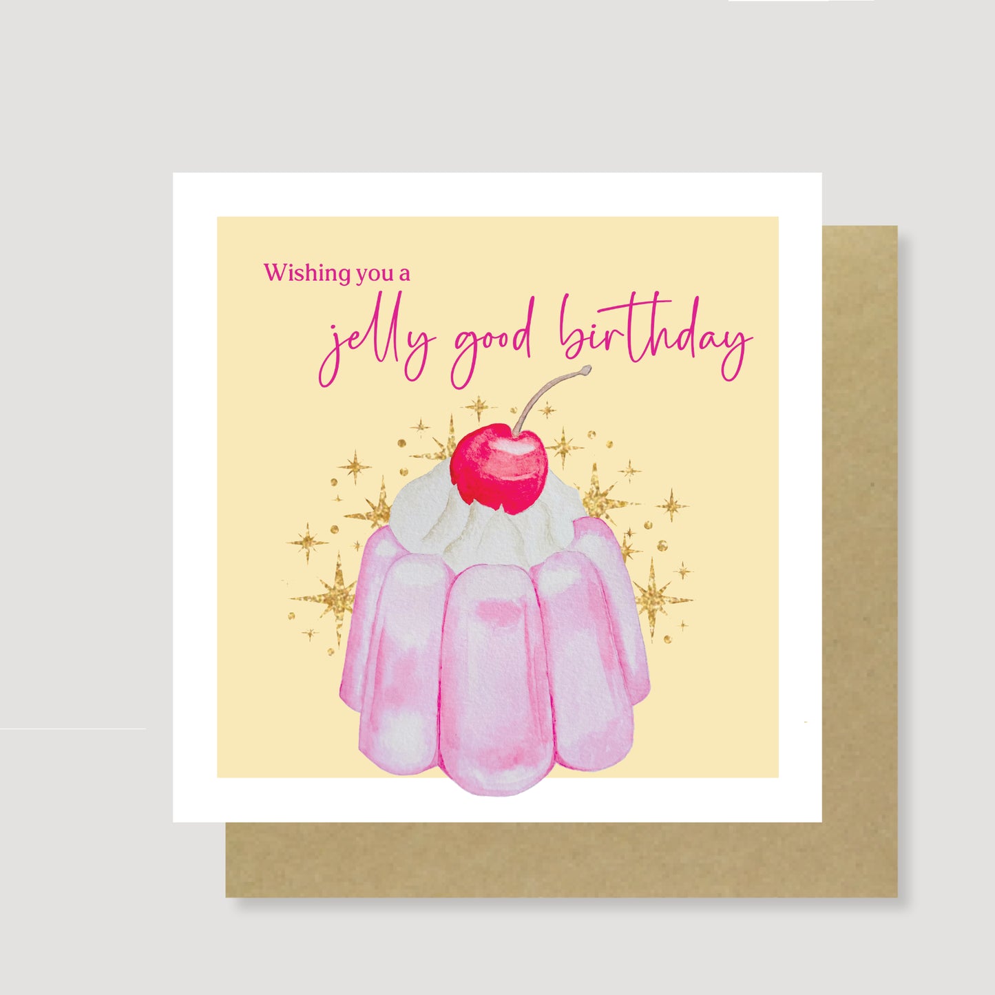 Jelly birthday card