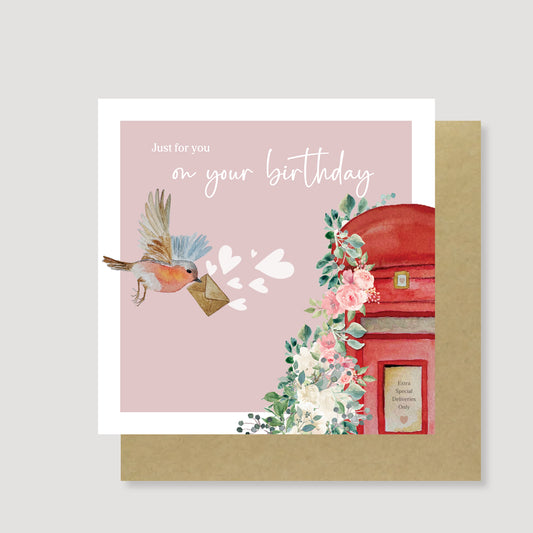 Postbox birthday card