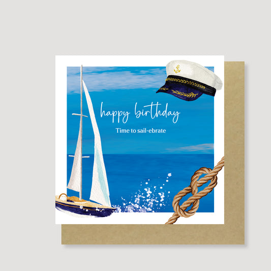Sailing birthday card