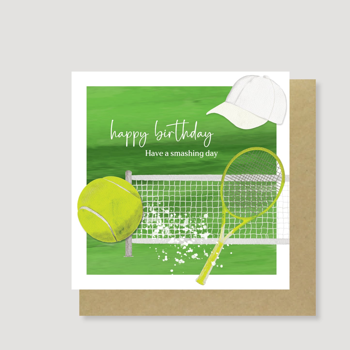 Tennis birthday card