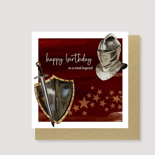 Total legend birthday card