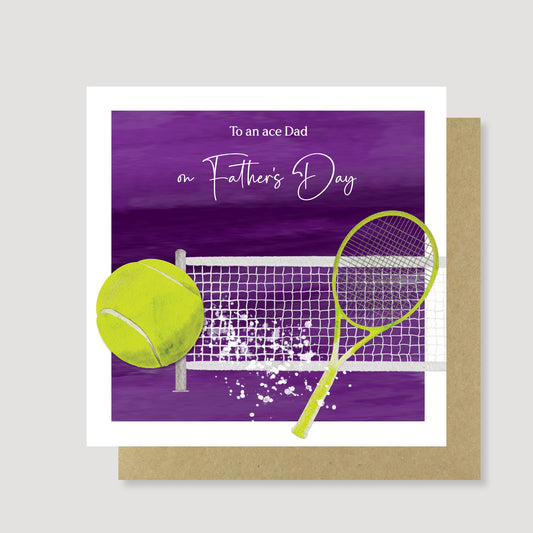 Tennis Father's Day card